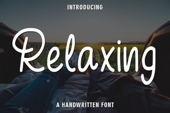 Relaxing Font Poster 1