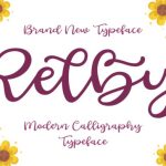 Relby Font Poster 1