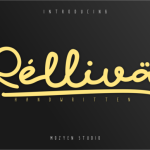 Relliva Font Poster 1