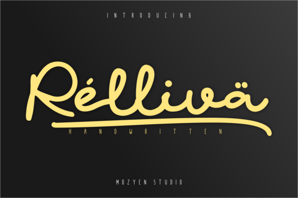 Relliva Font Poster 1