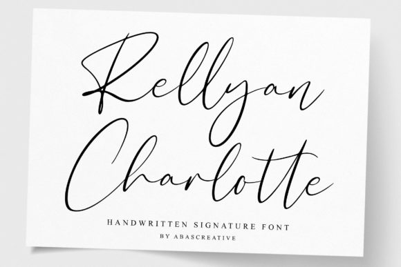 Rellyan Charlotte Font Poster 1