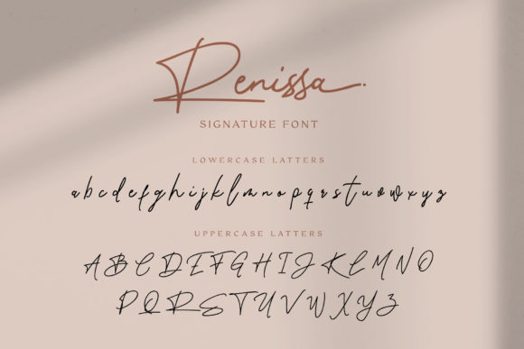 Renissa Font Poster 12