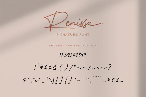 Renissa Font Poster 13