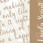 Renitah Font Poster 3