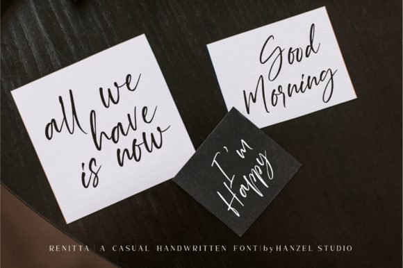 Renitta Font Poster 3