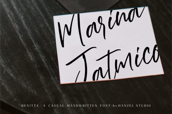 Renitta Font Poster 5