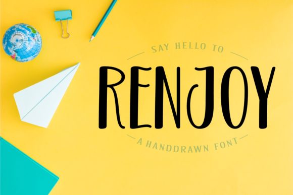 Renjoy Font Poster 1