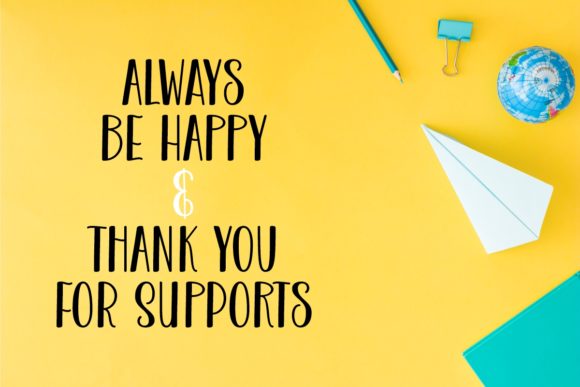 Renjoy Font Poster 4