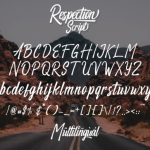 Respection Font Poster 8