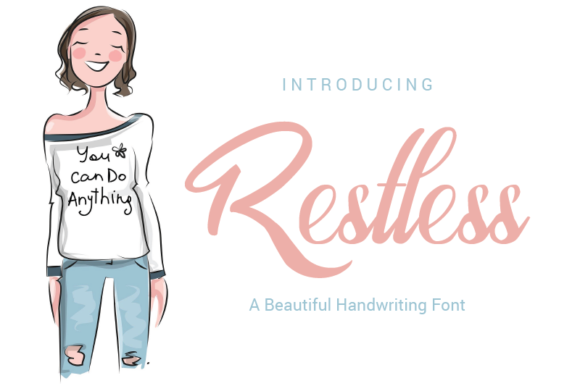 Restless Font Restless Font Poster 1