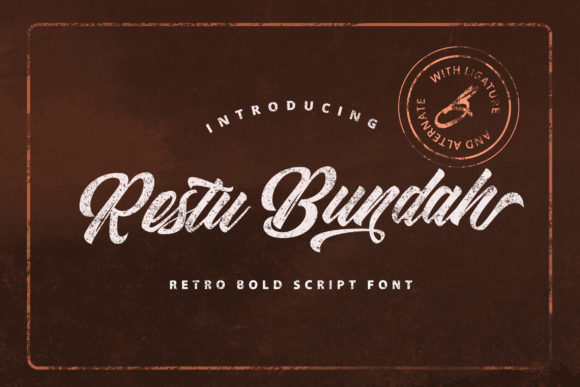 Restu Bundah Font