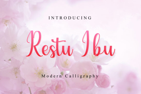 Restu Ibu Font Poster 1