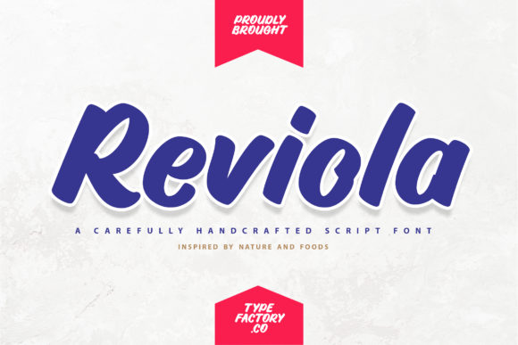 Reviola Font Poster 1