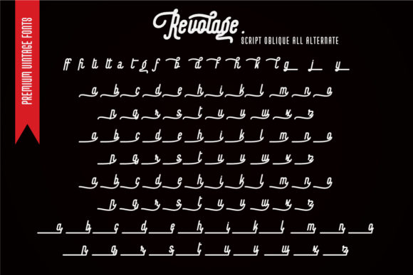 Revolage Font Poster 12