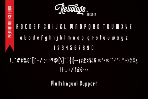 Revolage Font Poster 8