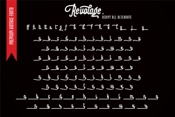 Revolage Font Poster 10