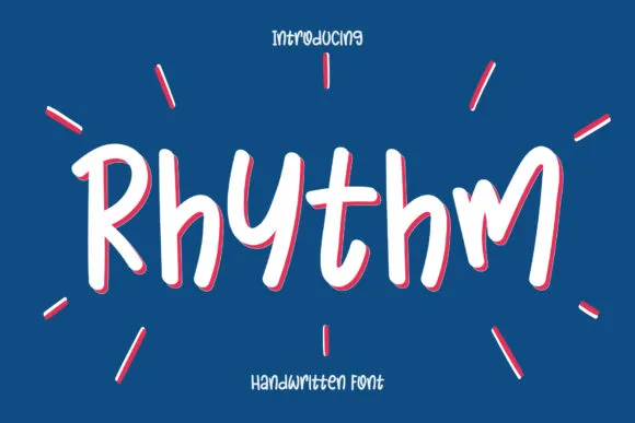 Rhythm Font Rhythm Font Poster 1