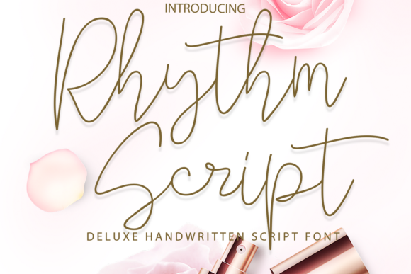 Rhythm Script Font Poster 1