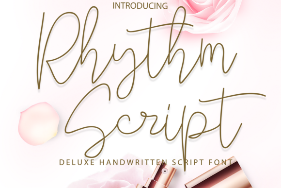 Rhythm Script Font Rhythm Script Font Poster 1