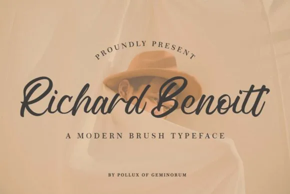 Richard Benoitt Font Richard Benoitt Font Poster 1