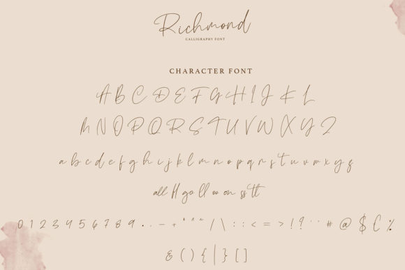 Richmond Font Poster 6