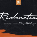 Ridenation Font Poster 1