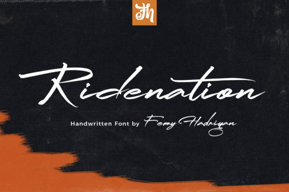 Ridenation Font Poster 1