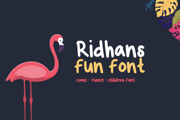 Ridhans Font Poster 1