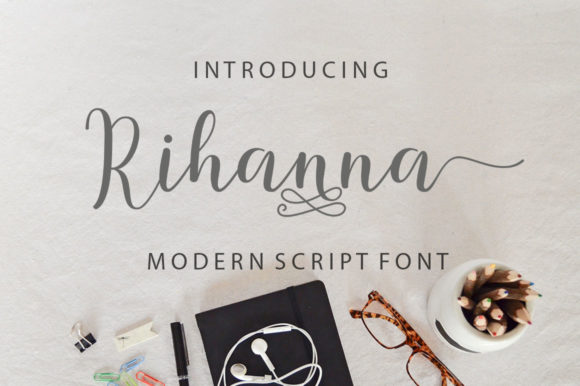 Rihanna Font Poster 1