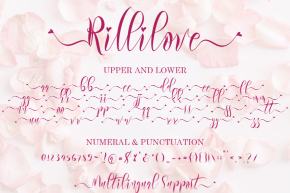 Rillilove Font Poster 12