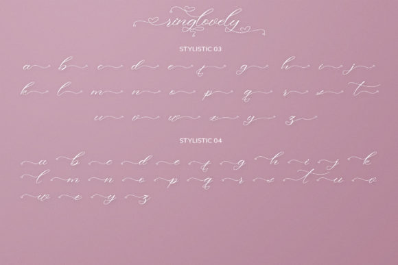 Ringlovely Font Poster 11