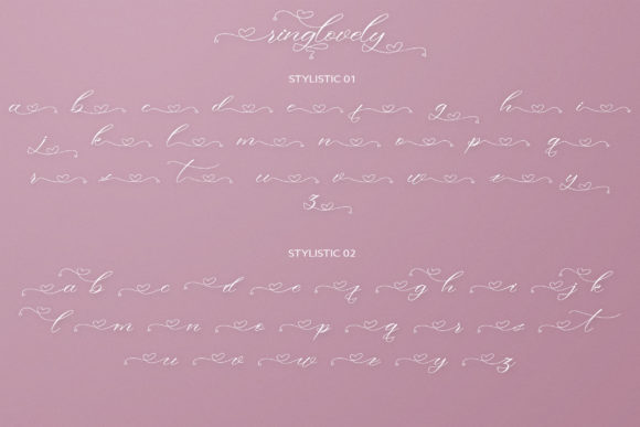 Ringlovely Font Poster 10