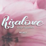 Risalove Font Poster 1