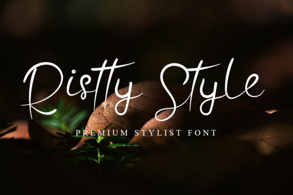 Ristty Style Font Poster 1