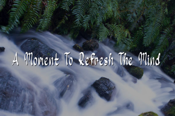 River Water Font Poster 3