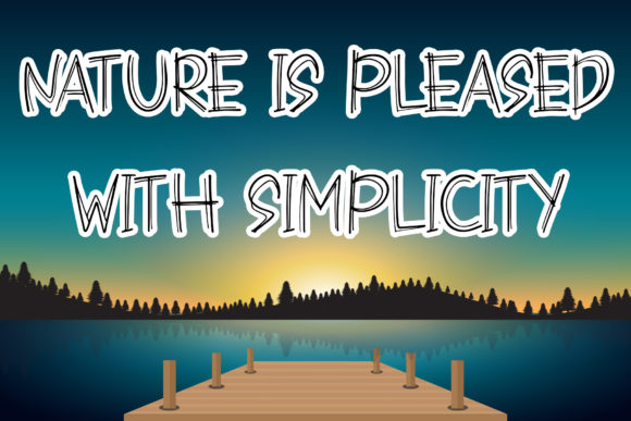 Riverside Font Poster 2