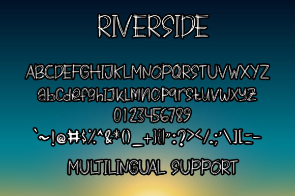 Riverside Font Poster 6