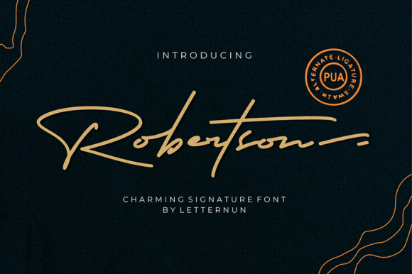 Robertson Font Poster 1