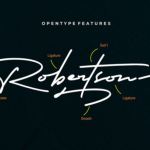 Robertson Font Poster 4