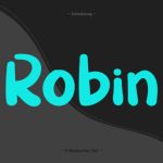 Robin Font Poster 1