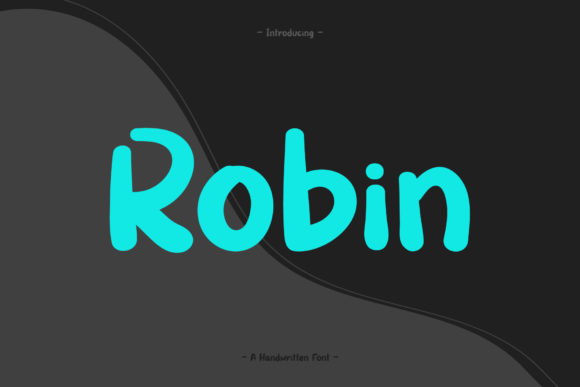 Robin Font Poster 1