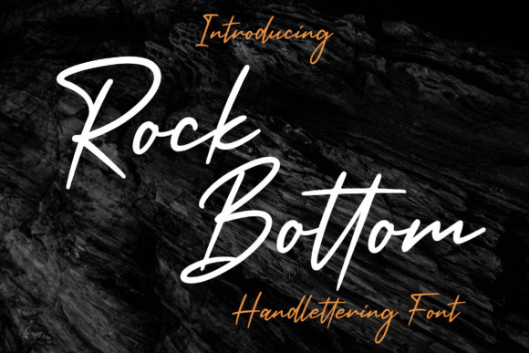 Rock Bottom Font