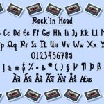 Rock in Head Font Poster 4