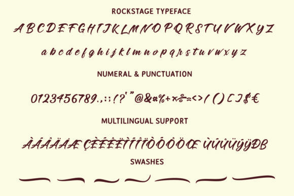 Rockstage Font Poster 11