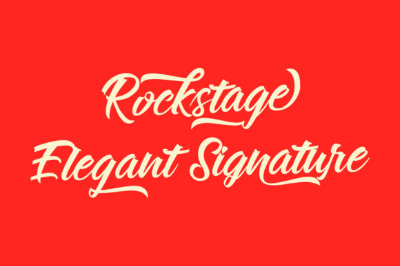 Rockstage Font Poster 10