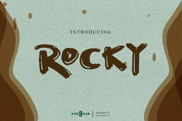 Rocky Font Poster 1