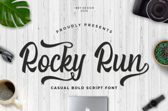 Rocky Run Font Poster 1