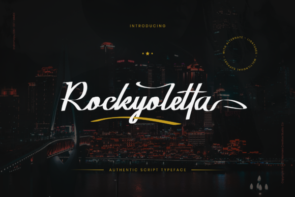 Rockyoletta Font Poster 1