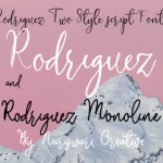 Rodriguez Font Poster 1