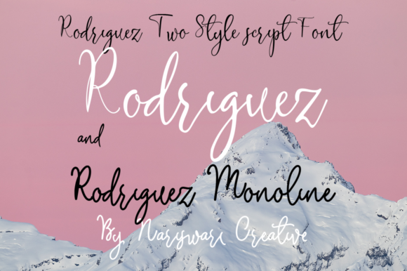 Rodriguez Font Poster 1